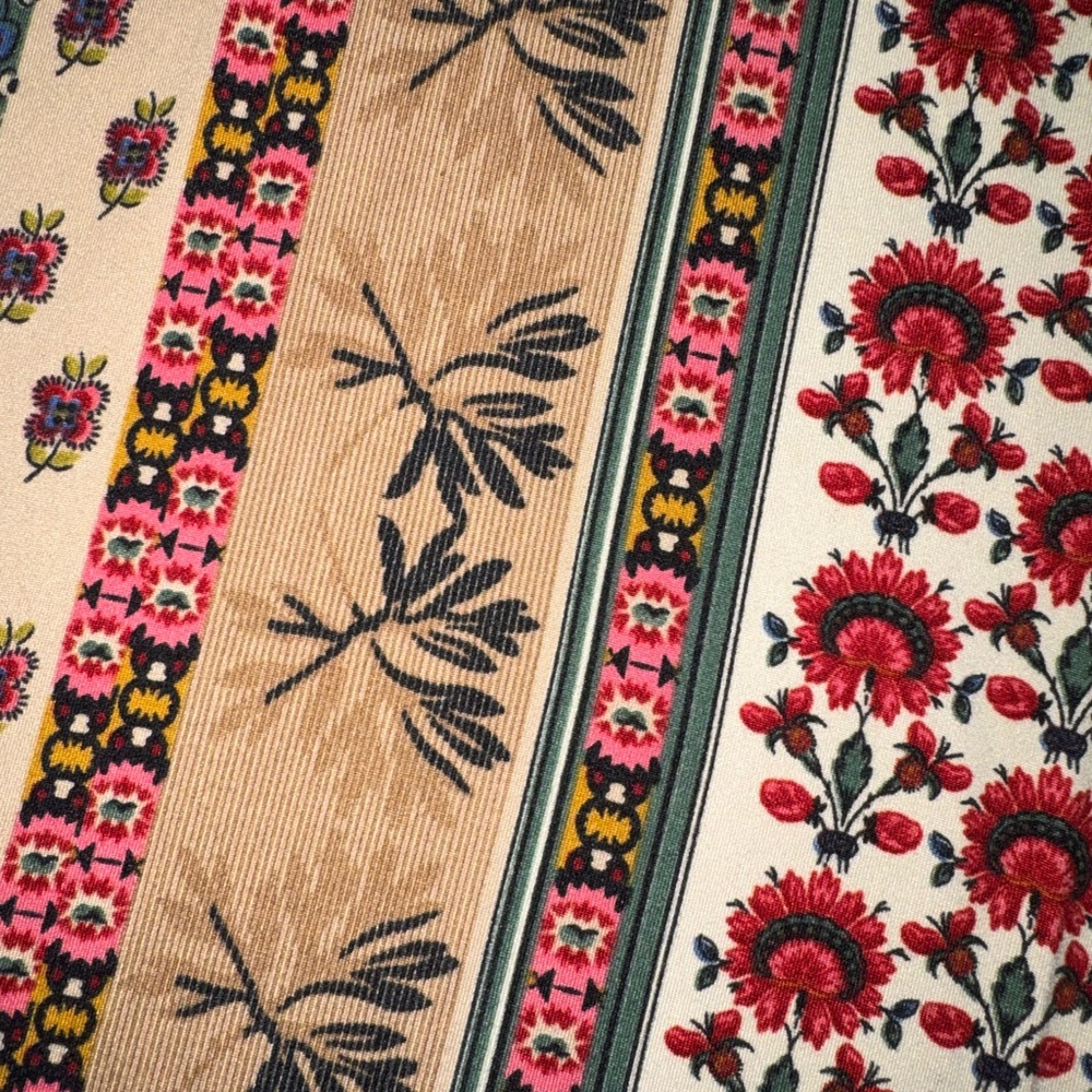 Bear Dance Multicolor Patterned Flare Pants Rare … - image 2